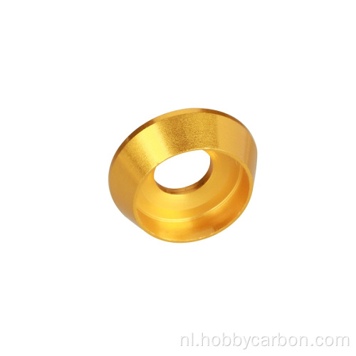Aluminium verzonken ring VS aluminium platte ring